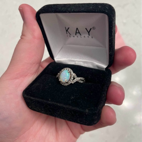 Beautiful opal ring - Picture 3 of 6